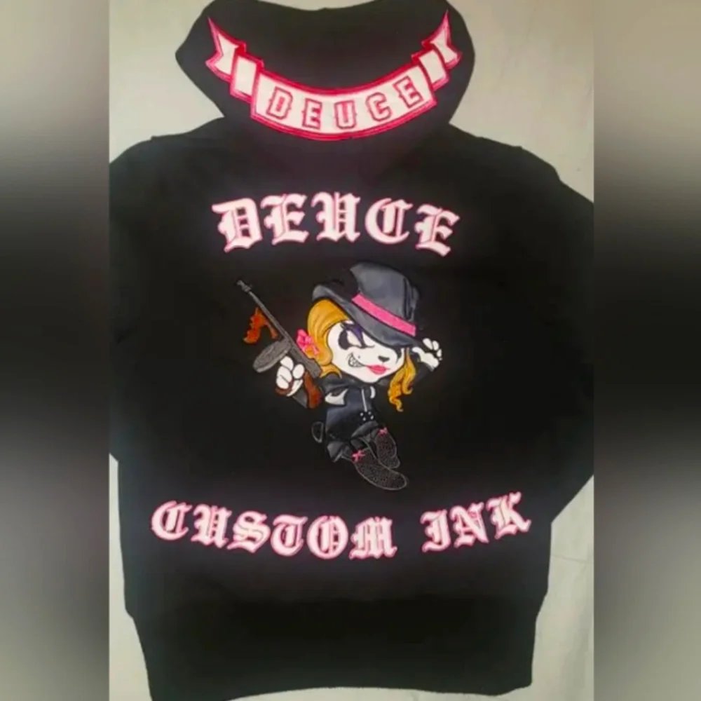 Custom Ink | Tops | Deuce Killer Panda Custom Ink Hoodie By Jason